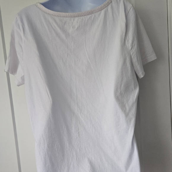 Tommy Hilfiger White and Black Star Tee - Picture 4 of 4